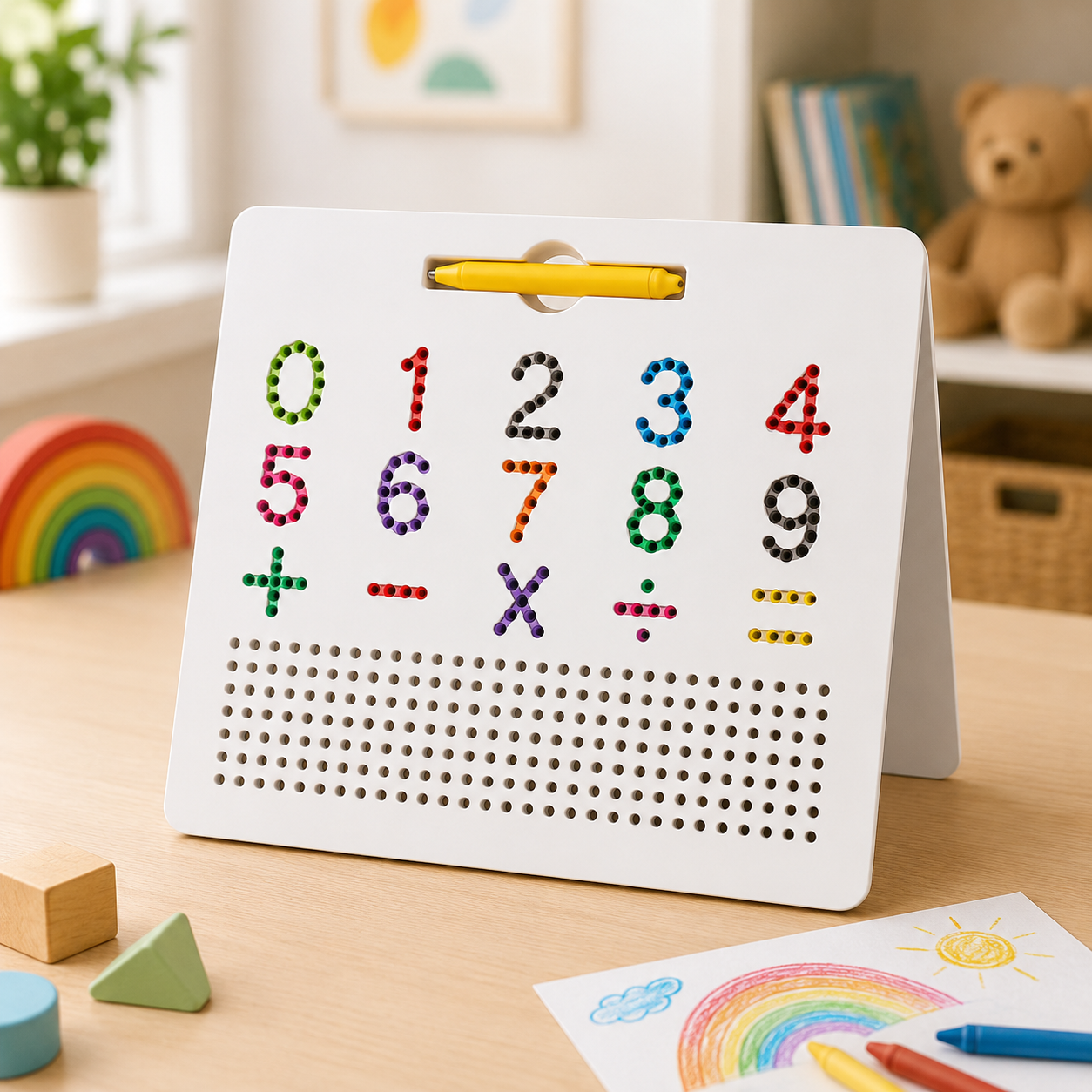 Tablero Magnético Educativo 2 en 1