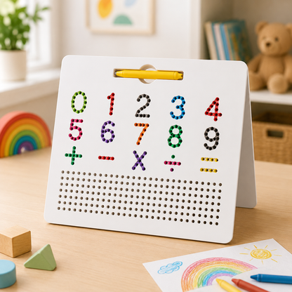 Tablero Magnético Educativo 2 en 1