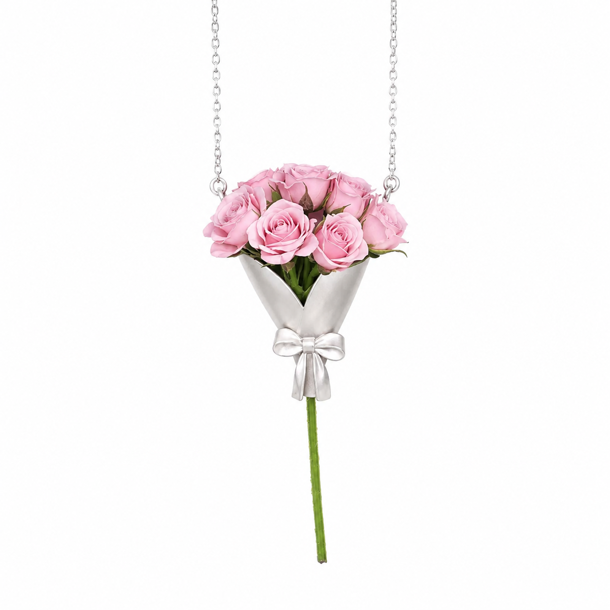 Collar Portaflores Everbloom Petal Charm