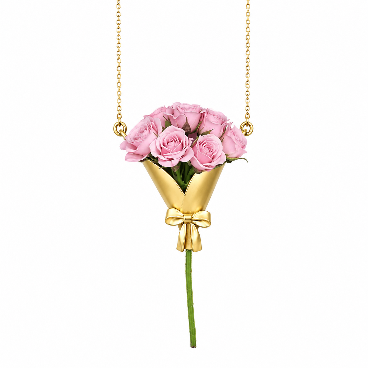 Collar Portaflores Everbloom Petal Charm